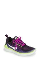 Women's Nike Free Rn Distance 2 Running Shoe M - Black