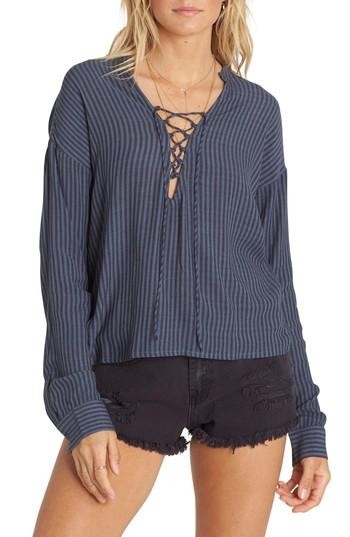 Women's Billabong Finding Happiness Lace Up Top