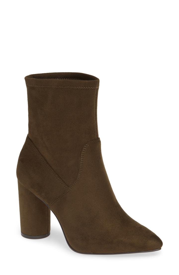 Women's Bcbg Ally Column Heel Bootie M - Green