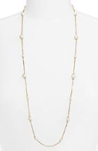 Women's Kate Spade New York 'pearls Of Wisdom' Long Station Necklace