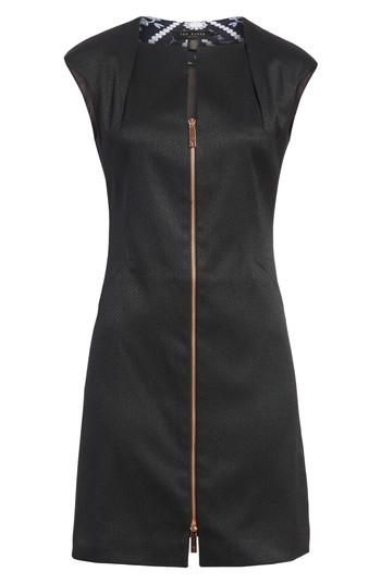 Women's Ted Baker London Zip Front A-line Dress