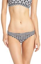 Women's Seafolly Modern Geometry Hipster Bikini Bottoms Us / 6 Au - Black
