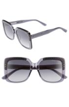 Women's Bottega Veneta 54mm Square Lens Sunglasses -