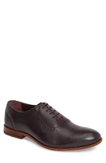 Men's Ted Baker London Anice Plain Toe Oxford .5 M - Grey