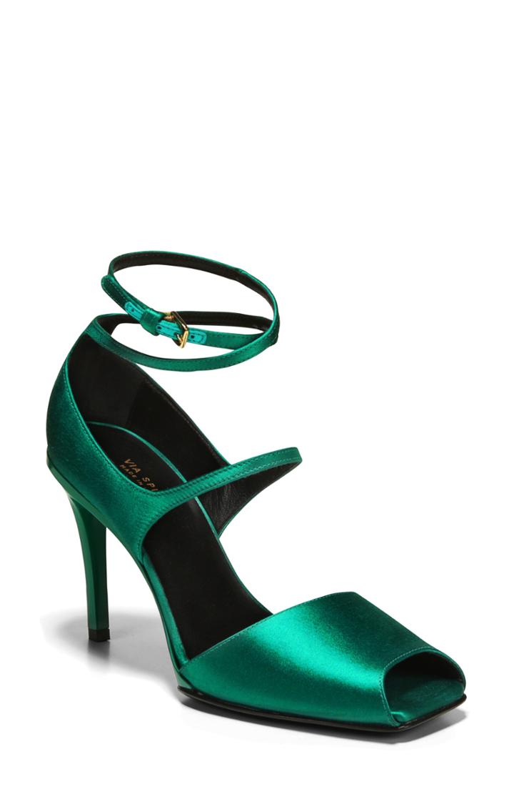 Women's Via Spiga Honour Sandal M - Green