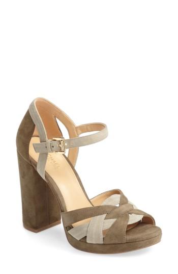 Women's Michael Michael Kors Annaliese Sandal .5 M - Green