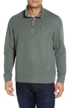 Men's Tommy Bahama Cold Springs Snap Mock Neck Sweater, Size - Green