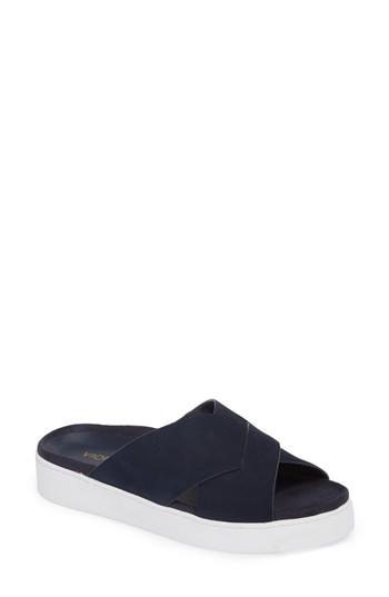 Women's Vionic Lou Slide Sandal M - Blue