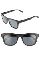 Men's Boss 53mm Polarized Sunglasses - Matte Black/ Grey
