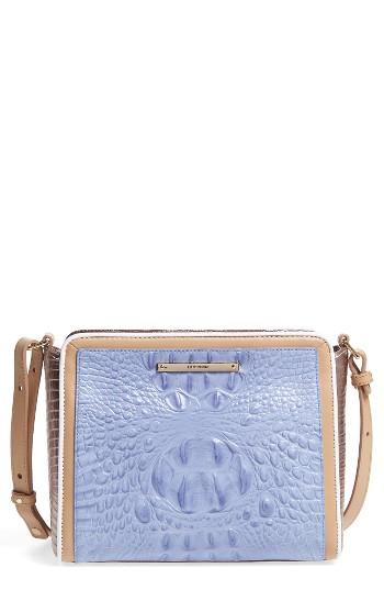 Brahmin Carrie Leather Crossbody Bag - Purple
