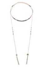 Women's Nakamol Design Amazonite, Agate & Crystal Lariat Necklace