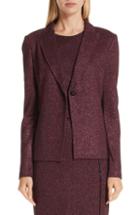Women's St. John Collection Mod Metallic Knit Jacket - Pink