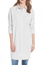 Women's Barbour Betty Longline Stripe Shirt Us / 14 Uk - White