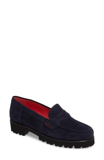 Women's Pas De Rouge Classic Penny Loafer Us / 35eu - Blue