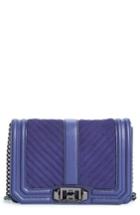 Rebecca Minkoff Small Love Leather Crossbody Bag - Blue