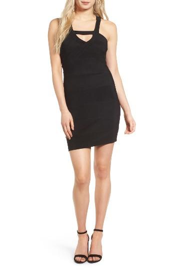 Women's Love, Nickie Lew Strappy Body-con Dress - Black