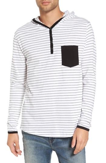 Men's Imperial Motion Franco Hooded Henley - White