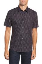 Men's Zachary Prell Principato Fit Sport Shirt, Size Small - Blue