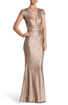 Women's Dress The Population Michelle Sequin Gown - Pink