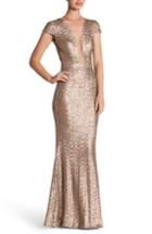 Women's Dress The Population Michelle Sequin Gown - Pink