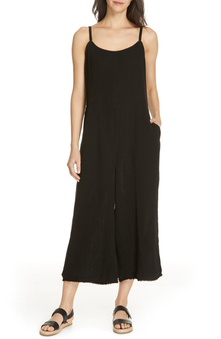Women's Eileen Fisher Camisole Jumpsuit, Size - Black