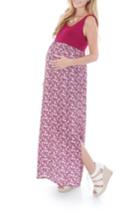 Women's Everly Grey 'maisie' Maternity Maxi Dress - Red