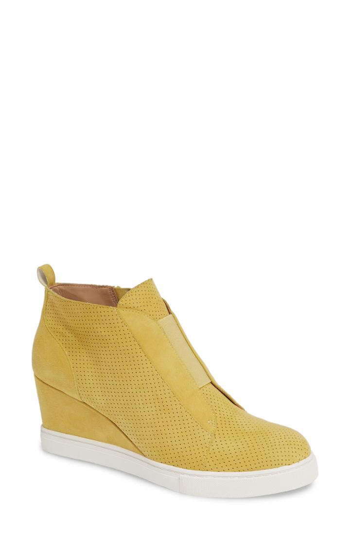 Women's Linea Paolo 'felicia' Wedge Bootie .5 M - Yellow