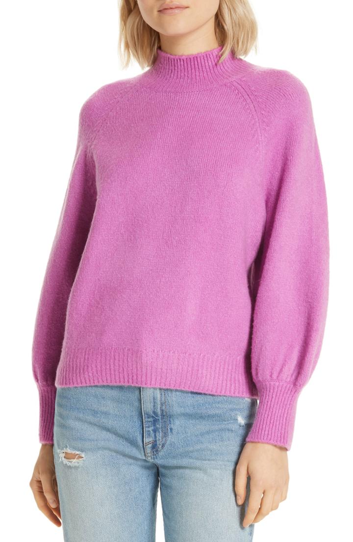 Women's Joie Jenlar Turtleneck Sweater - Pink
