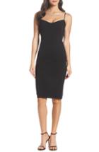 Women's Katie May Fitted Drape Back Crepe Dress