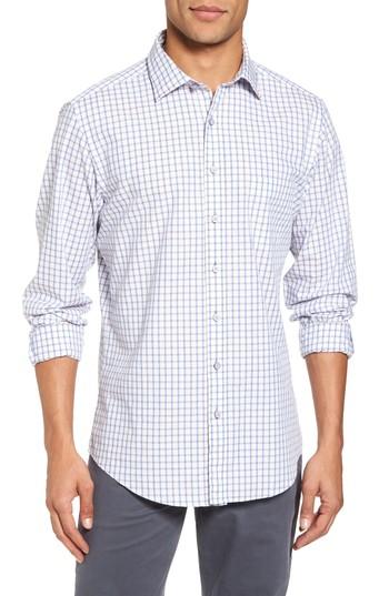 Men's Rodd & Gunn Mount Edward Check Sport Shirt - White