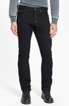 Men's Prps 'demon' Slim Straight Leg Selvedge Jeans - Black