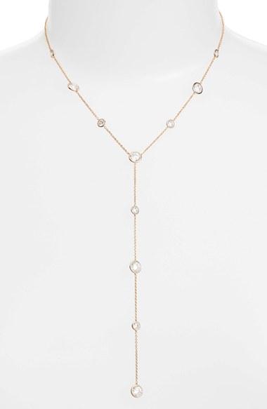 Women's Nadri Cubic Zirconia Bezel Y-necklace