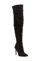 Women's Jessica Simpson Luxella Over The Knee Boot .5 M - Black