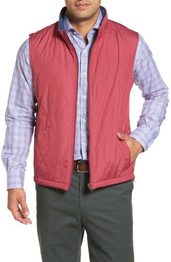 Men's Peter Millar Mitchell Reversible Quilted Vest