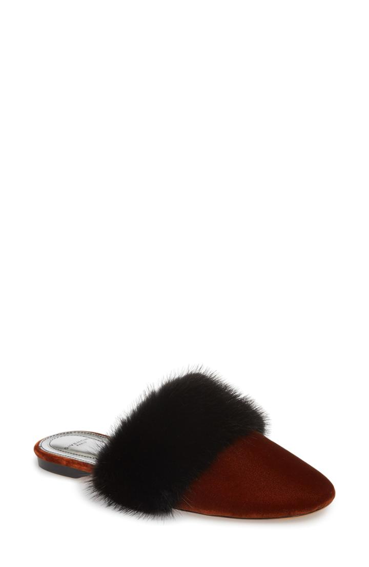 Women's Givenchy Bedford Genuine Mink Fur Mule Us / 36eu - Black
