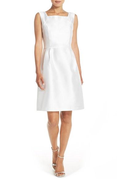 Women's Ellen Tracy Satin Fit & Flare Dress