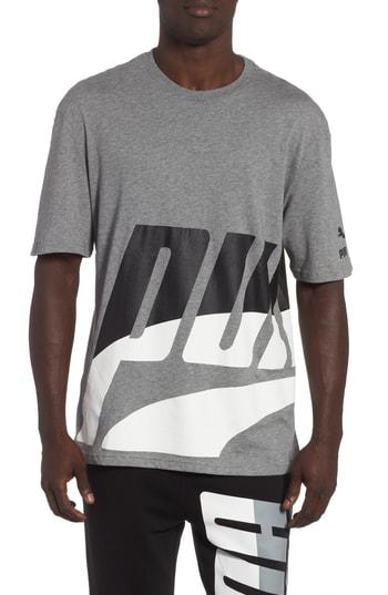 Men's Puma Loud Pack T-shirt - Grey