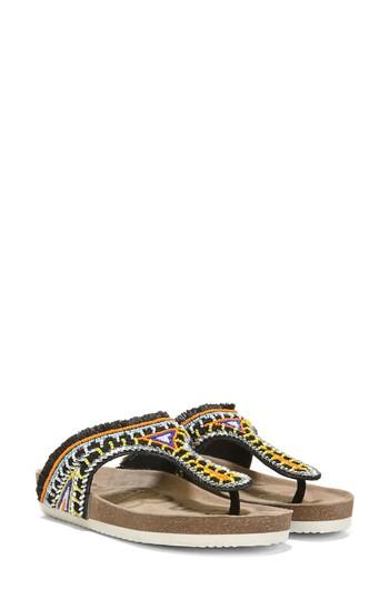 Women's Sam Edelman Olivie Beaded Flip Flop M - Pink