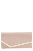 Jimmy Choo Emmie Glitter Mesh Clutch - Pink