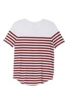 Women's Treasure & Bond Stripe Tee, Size - White