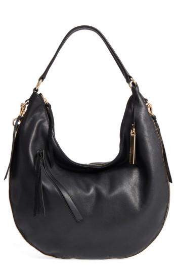 Vince Camuto Felax Leather Hobo - Black