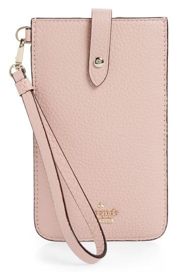 Kate Spade New York Leather Smartphone Wristlet - Burgundy