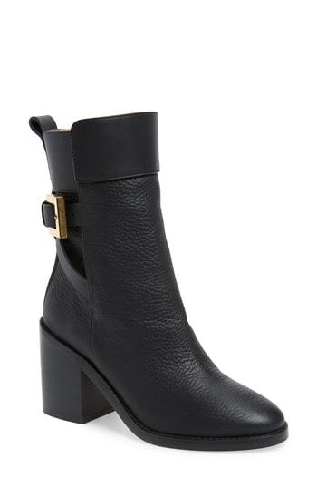 Women's Stuart Weitzman Joplin Bootie .5 M - Black