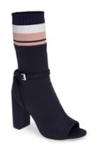Women's Jeffrey Campbell Nila-2 Sock Bootie .5 M - Blue