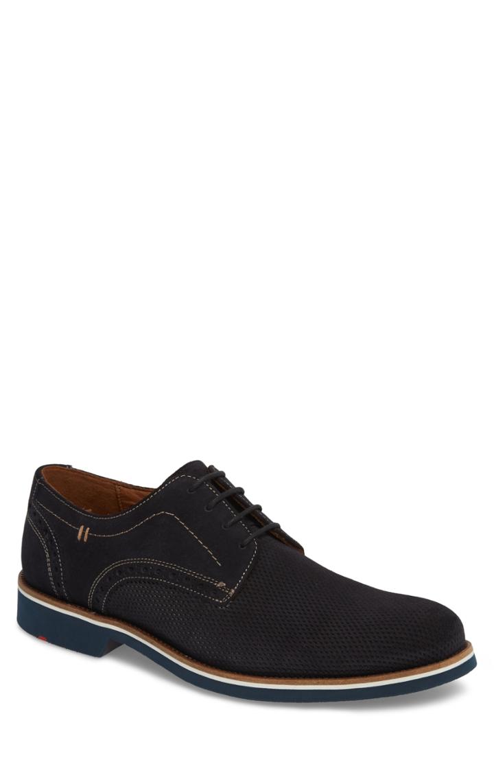 Men's Lloyd Flint Plain Toe Derby .5 M - Blue