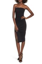 Women's Soprano Strapless Body-con Dress - Black
