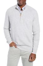 Men's Peter Millar Classic Fit Cashmere & Linen Sweater - Grey