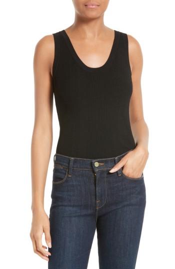 Women's Diane Von Furstenberg Rib Knit Tank - Black