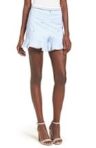 Women's J.o.a. Embroidered Shorts - Blue