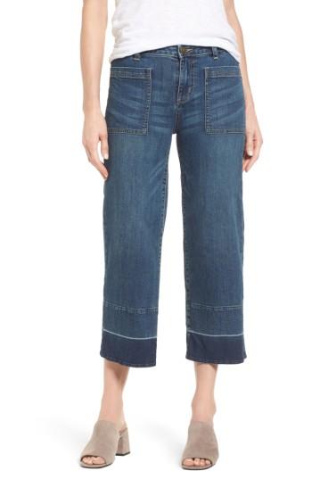 Women's Caslon Wide Leg Crop Jeans
